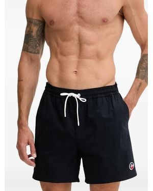 Fusalp Halfi Logo-Patch Drawstring Swim Shorts - Black
