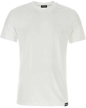 DSquared² Cotton T-Shirt (Pack Of Three) in White for Men | Lyst