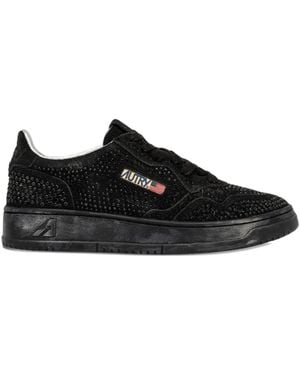Autry Medalist Low Sue/Strass - Black