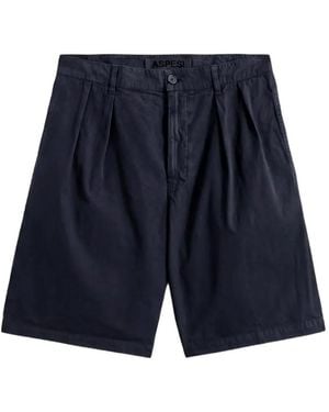 Aspesi Bermudas Mit Falten - Blau