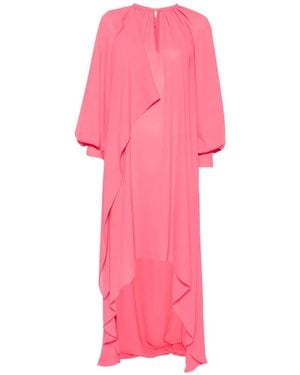 Gianluca Capannolo Robe Asymétrique Amina À Design Drapé - Pink