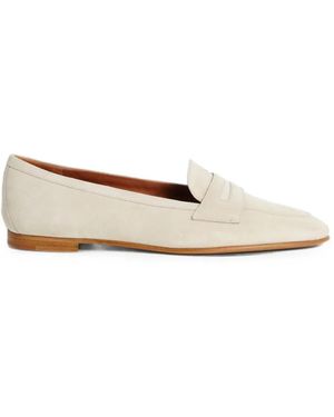 Roberto Festa Minerva Suede Loafers - White