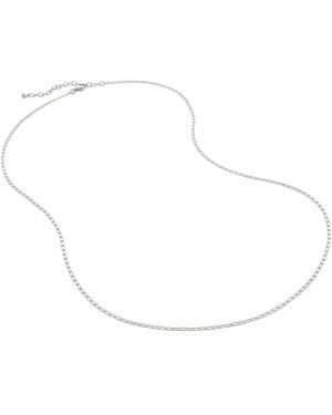 Monica Vinader Open Link Necklace - White