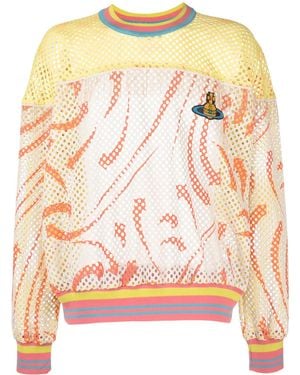 Vivienne Westwood Fresh メッシュ スウェットシャツ - ピンク