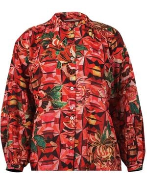 Chufy Hemd mit Blumen-Print - Rot