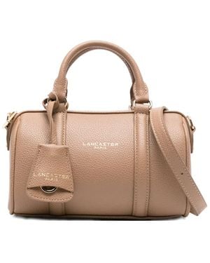 Lancaster Small Logo-Detail Duffle Bag - Natural