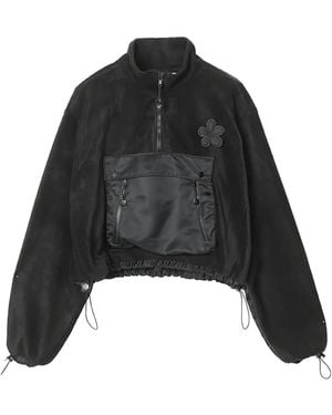 Cecilie Bahnsen Bastian flower anorak - Negro