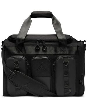 Nike Collectors Logo-Patch Gym Duffle Bag - Black