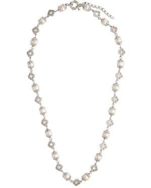 C.r.a.f.t Filigree Crystal-Embellished Necklace - Metallic