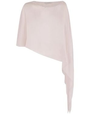 Antonelli Draped Blouse - White