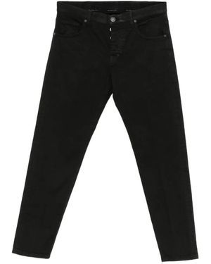Michael Coal Logo-Patch Jeans - Black