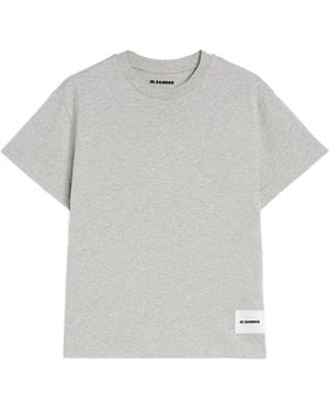 Jil Sander Logo-label short-sleeve T-shirt (pack of three) - Grau