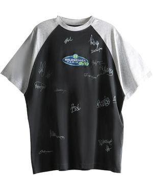 Balenciaga Graphic-print T-shirt - ブラック