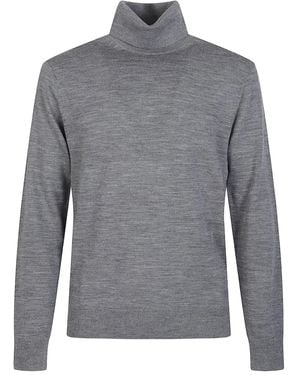 Michael Kors Merinopullover mit Rollkragen - Grau