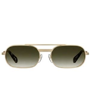 Moschino Browline-Frame Sunglasses - Green