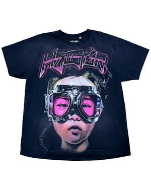 HELLSTAR The Future Graphic-Print T-Shirt - Blue