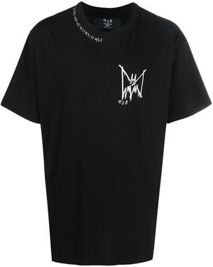 MJB Camiseta con logo estampado - Negro
