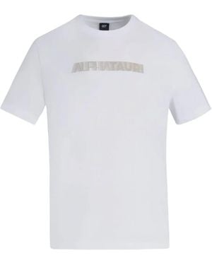 ALPHATAURI Jommo T-Shirt Met Logoprint - Wit