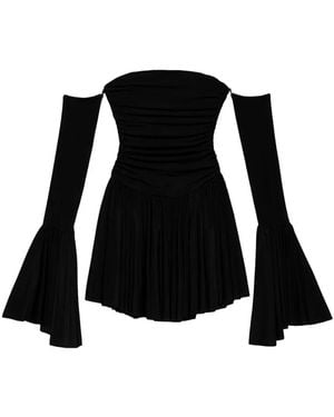 Aniye By Xena Ruffled Mini Dress - Black