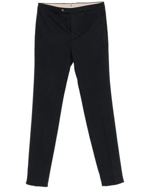 Berwich Pantalon Vulcano À Boutonnière - Black