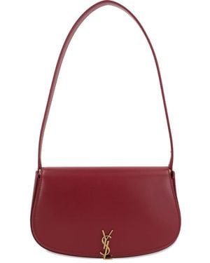 Saint Laurent Mini Voltaire Shoulder Bag - Purple
