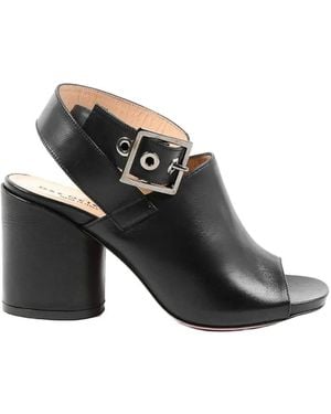 Dee Ocleppo Peeptoe-Pumps Mit Schnalle - Schwarz