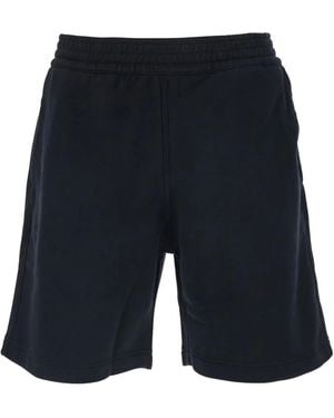 Givenchy Fleece Bermudas With Paris Gros Grain Clothing - Blue