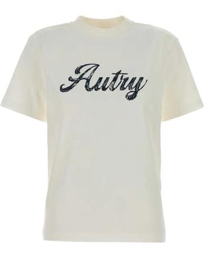 Autry Cotton Jersey T-Shirt - Gray