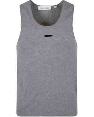 Fear Of God Logo-Patch Tank Top - Grey