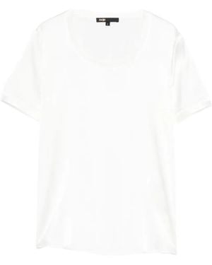 Maje Round-Neck T-Shirt - White