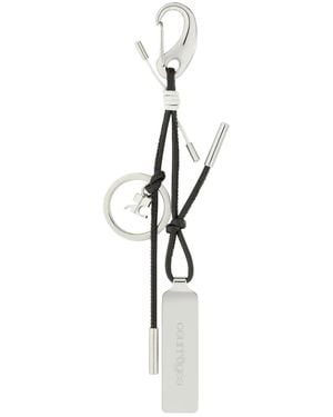 Courreges Rope Keyring - White