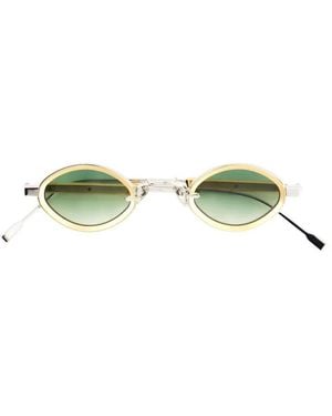 Sato Eyewear Talita Oval-Frame Sunglasses - Green