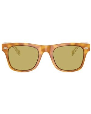 Brunello Cucinelli Mr. Brunello Sunglasses - Metallic