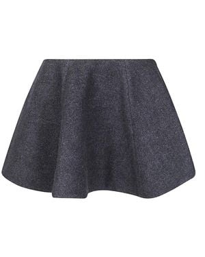 Ganni Flared Skirt - Blue