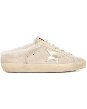 Golden Goose Super Star Suede Trainers For - White
