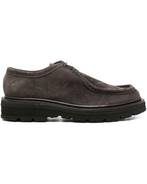 STURLINI FIRENZE Suede Derby Shoes - Brown