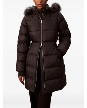 Calvin Klein Abrigo Con Cremallera - Negro