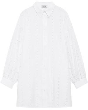 Anine Bing Mariane Broderie Anglaise Dress - White
