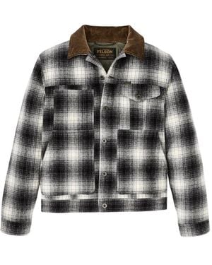 Filson Spokane Checked Jacket - Black