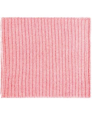 Eric Bompard 12-Ply Ribbed Choker Snood - Pink