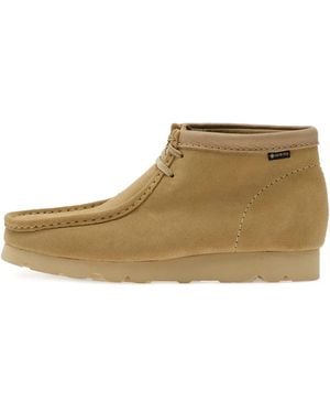 Clarks Wallabee Gtx Boots - Natural