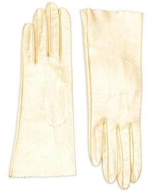 Manokhi Scalloped Gloves - Natural