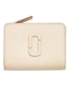 Marc Jacobs ザ カバード Jマーク ミニ コンパクト財布 - ナチュラル