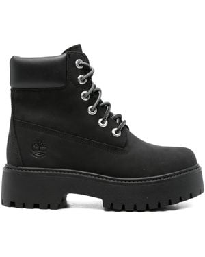 Timberland Lace-up Suede Ankle Boots - ブラック