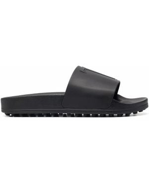Tod's Logo-Embossed Sliders - Black