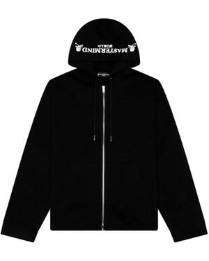 MASTERMIND WORLD Hoodie Ample À Fermeture Zippée - Black