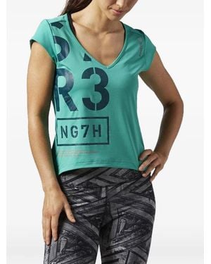 Reebok One Series V-Neck T-Shirt - Blue