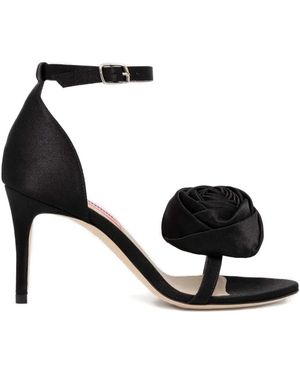 Custommade• Sandalen Mit Rosen-Absatz - Schwarz