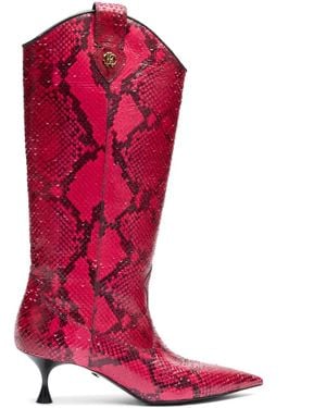 Roberto Cavalli Klassische Stiefel - Rot