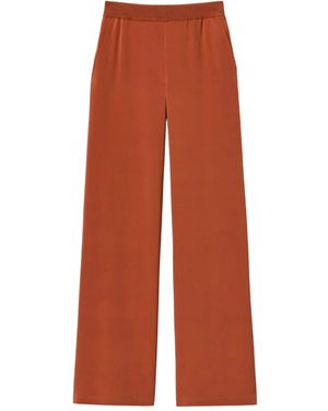 Lafayette 148 New York Knit Trousers - Orange